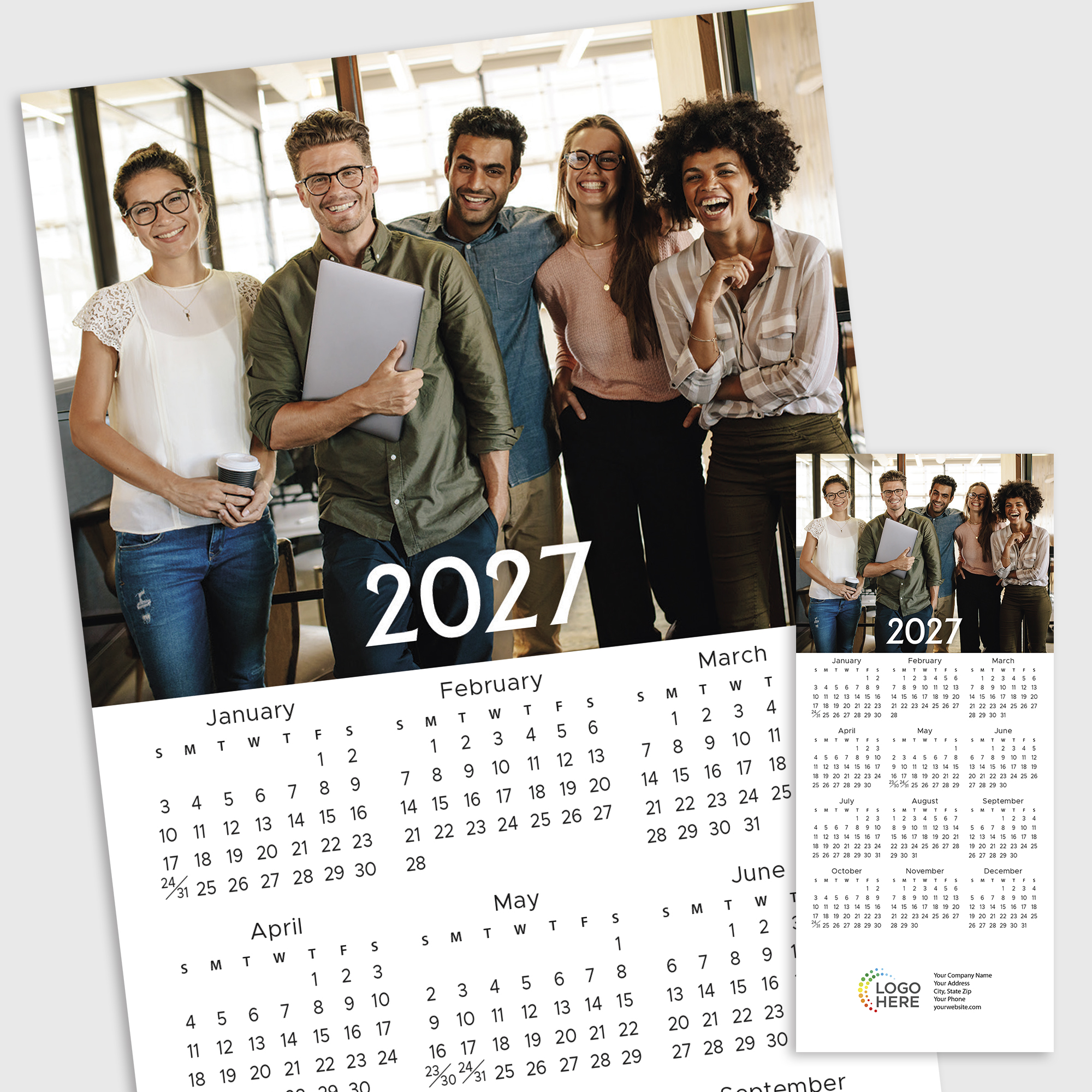 Custom Mini Calendar D3496Q-AAA